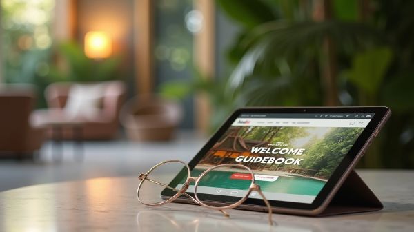 Improve guest experience with a digital welcome guidebook